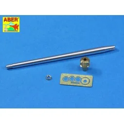 76 mm barrel with muzzle brake for M4A3E8, 1/35 - Aber Models 35 L-186 2