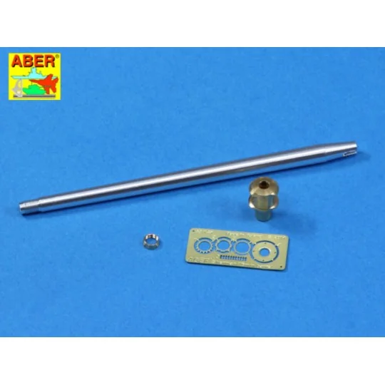 76 mm barrel with muzzle brake for M4A3E8, 1/35 - Aber Models 35 L-186