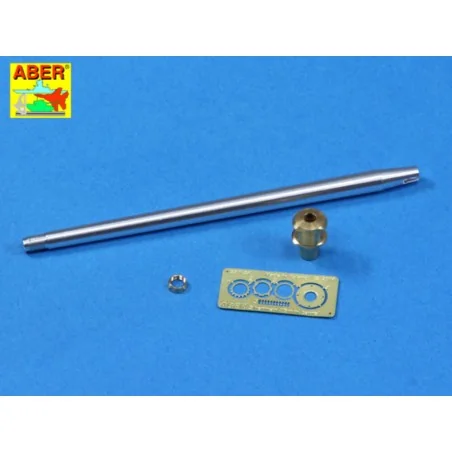 76 mm barrel with muzzle brake for M4A3E8, 1/35 - Aber Models 35 L-186