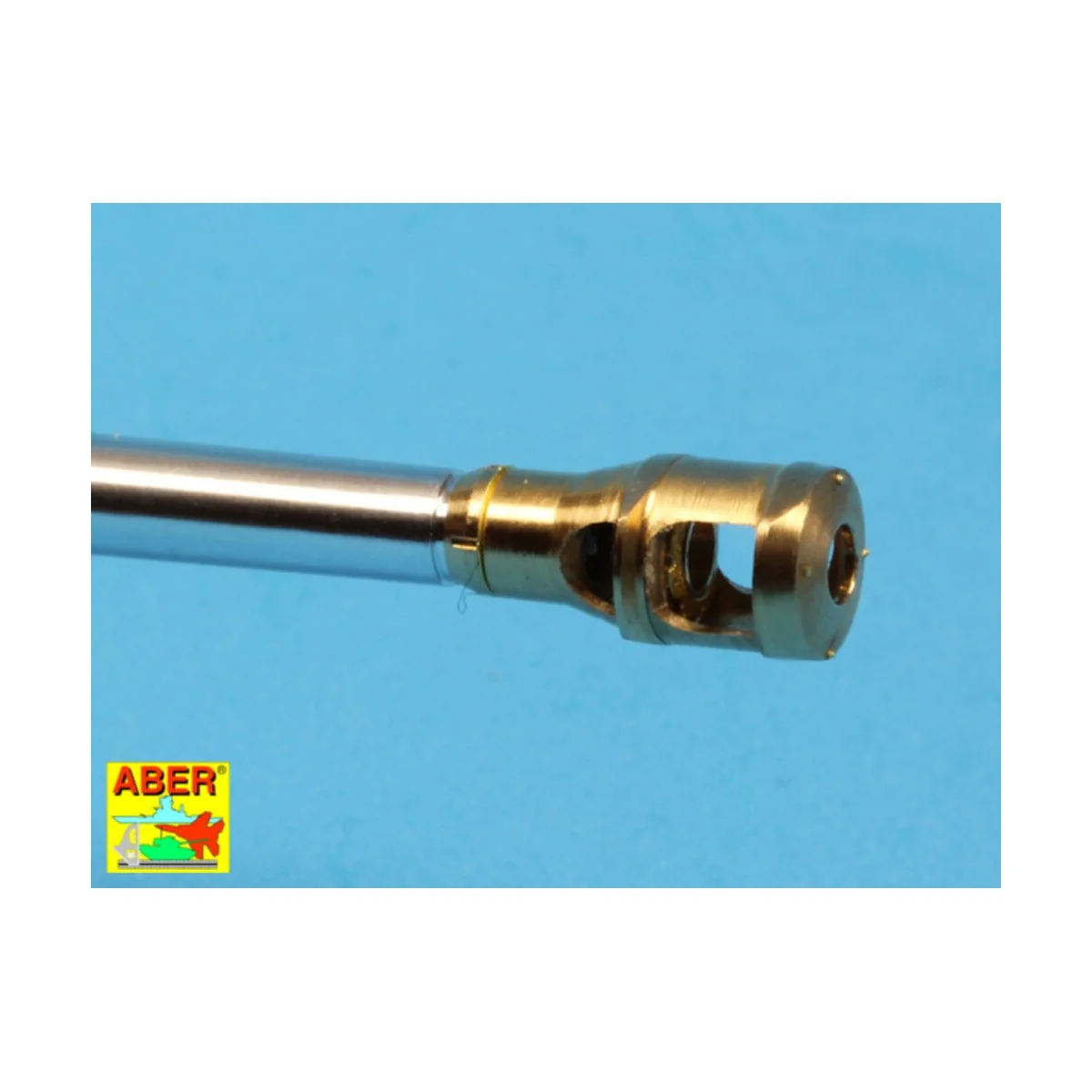 76 mm barrel with muzzle brake for M4A3E8, 1/35 - Aber Models 35 L-186