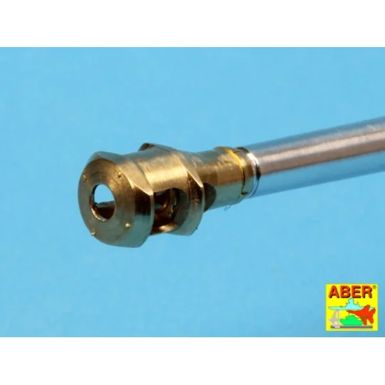 76 mm barrel with muzzle brake for M4A3E8, 1/35 - Aber Models 35 L-186