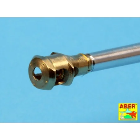 76 mm barrel with muzzle brake for M4A3E8, 1/35 - Aber Models 35 L-186