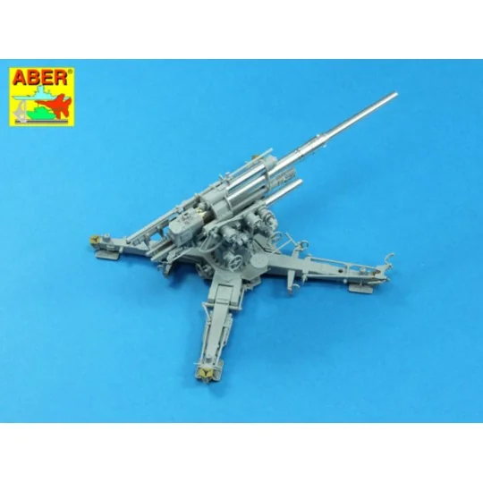German 88mm L/56 two-piece barrel, 1/35 - Aber Models 35 L-189
