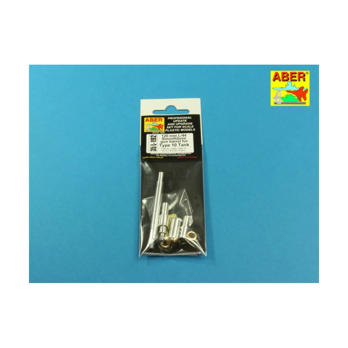 120 mm L/44 Smoothbore gun barrel forType 10 Tank, 1/35 - Aber Mode...
