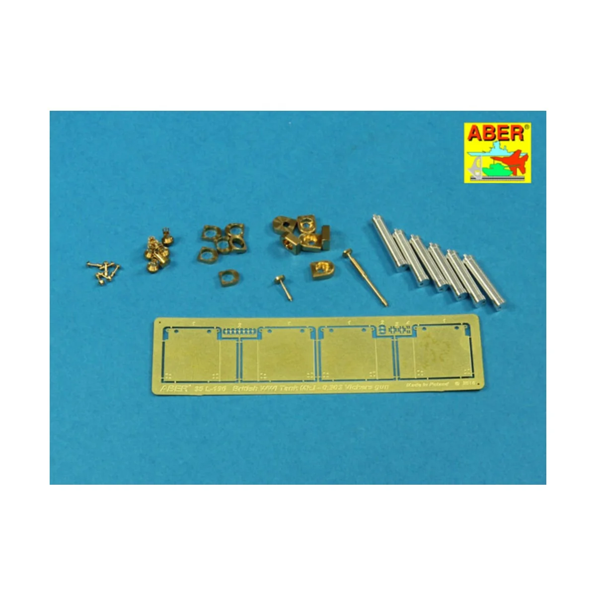 Barrels for Tank Mk.IV Female, 1/35 - Aber Models 35 L-196