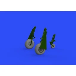 P-51D wheels cross tread for Eduard - Eduard Accessories 648504