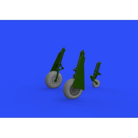 P-51D wheels cross tread for Eduard, 1/48 - Eduard Accessories 648504