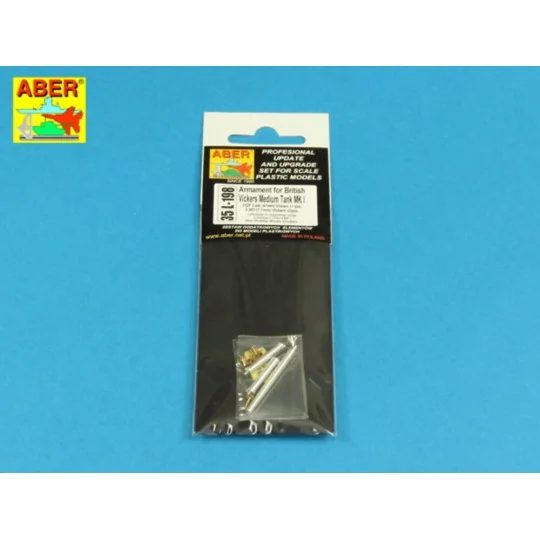Armament for Vickers Medium Tank MK I, 1/35 - Aber Models 35 L-198