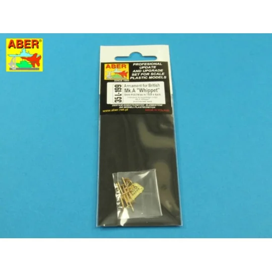 Armament for British Tank Mk.A Whippet, 1/35 - Aber Models 35 L-199