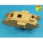 Barrels for British WWI Tank Mk.V Male, 1/35 - Aber Models 35 L-207