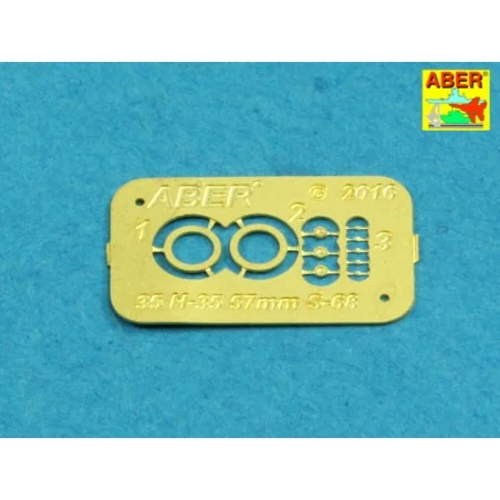 Armament for Soviet SPAAG ZSU-57, 1/35 - Aber Models 35 L-205
