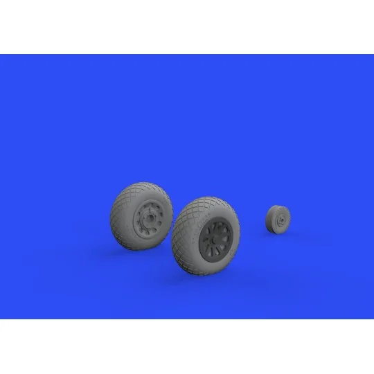 P-51D wheels diamond tread 2 for Eduard, 1/48 - Eduard Accessories ...