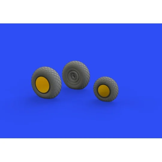 P-38F/G wheels for Tamiya - Eduard Accessories 648515