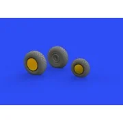 P-38F/G wheels for Tamiya - Eduard Accessories 648515