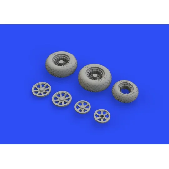 P-38F/G wheels for Tamiya - Eduard Accessories 648515