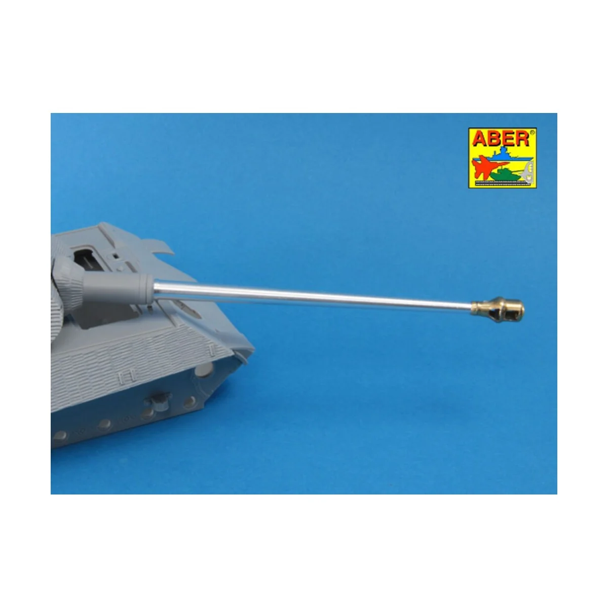 German 8, 8cm Kw.K 43 (L/71) gun used on Tiger B Porsche turret-ear...