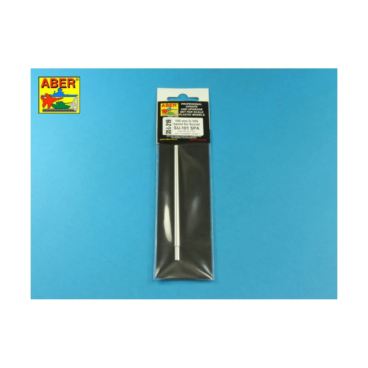 100 mm D-10S barrel for SU-101, 1/35 - Aber Models 35 L-219