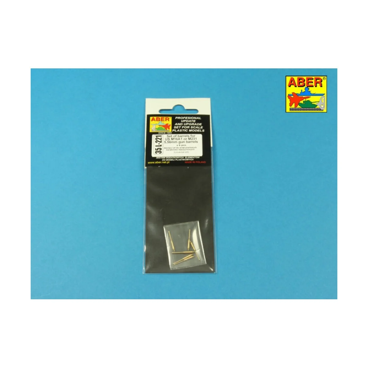 Set of barrels for US M16A1 or M231 5, 56mm gun barrels x 6 pcs., 1...