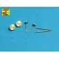 Set of 2 barrels for Soviet 7, 62mm DT, 1/35 - Aber Models 35 L-223