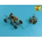 Set of 2 barrels for Russian 14, 5 mm machine guns KPVT used on ZPU...