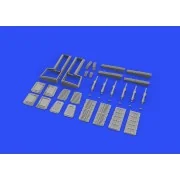 P-51D gun bays for Eduard, 1/48 - Eduard Accessories 648517 P-51D gun bays for Eduard, 1/48 - Eduard Accessories 648517