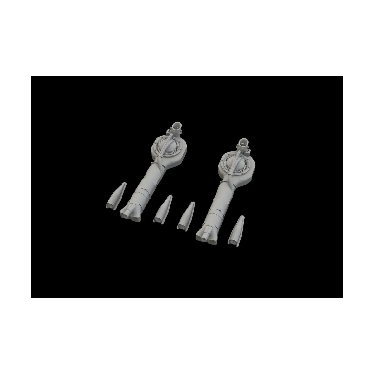 P-38F/G superchargers for Tamiya - Eduard Accessories 648519