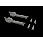 P-38F/G superchargers for Tamiya, 1/48 - Eduard Accessories 648519