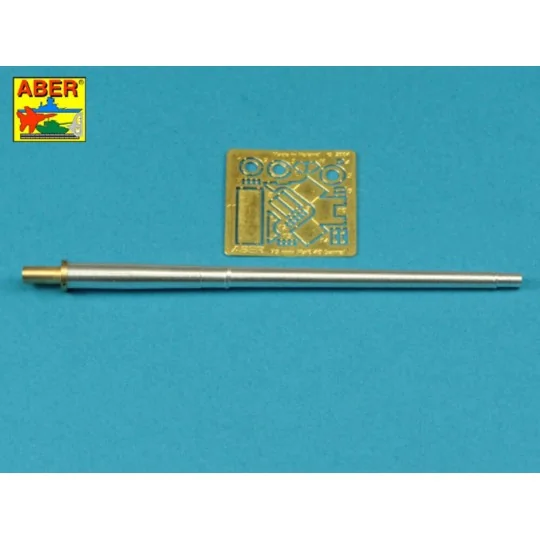 Barrel for German 75mm PaK 40 gun without muzzle brake, 1/35 - Aber...