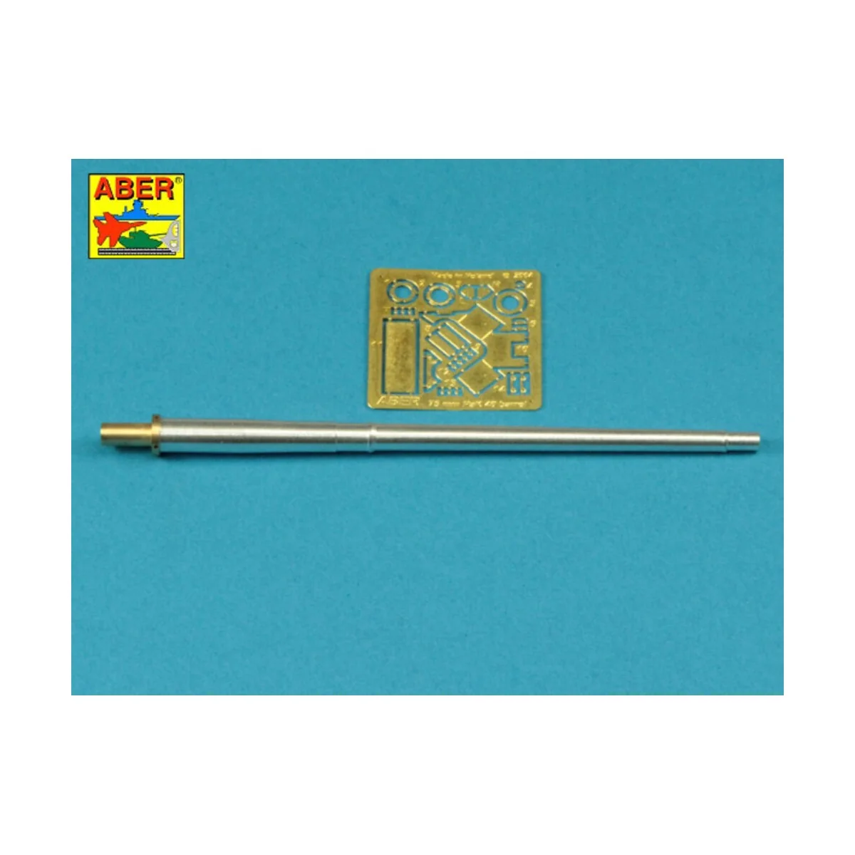Barrel for German 75mm PaK 40 gun without muzzle brake, 1/35 - Aber...