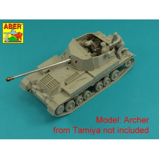 Barrel for 17pdr. Self-propelled A/T gun Archer, 1/35 - Aber Models...