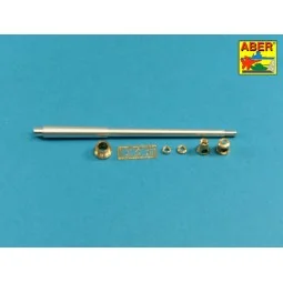 10, 5cm KwK L/70 barrel with double baffle muzzle brake for German ... 2