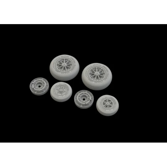 F-104 wheels late for Kinetic, 1/48 - Eduard Accessories 648524