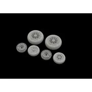 F-104 wheels late for Kinetic - Eduard Accessories 648524