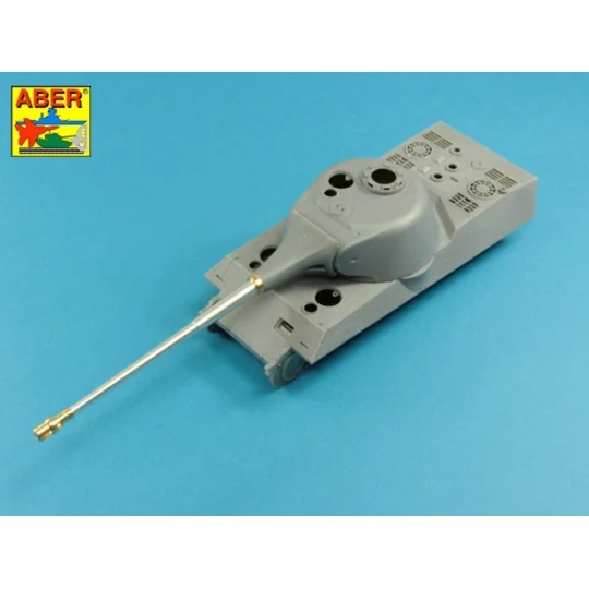10, 5cm KwK L/70 barrel with double baffle muzzle brake for German ...