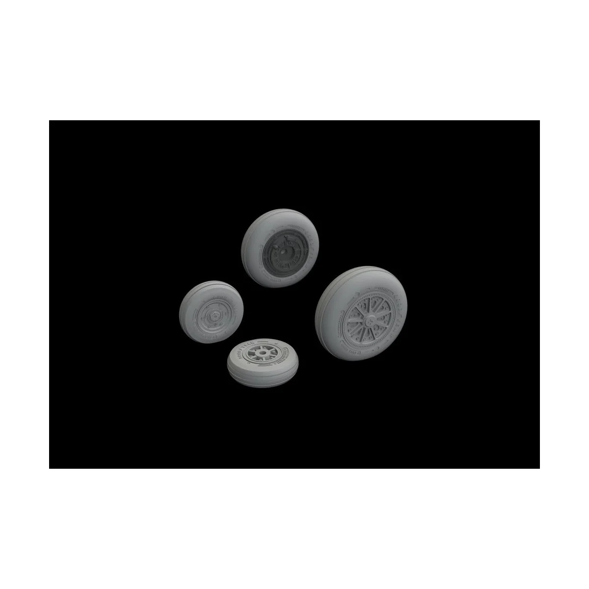 F-104 wheels late for Kinetic, 1/48 - Eduard Accessories 648524