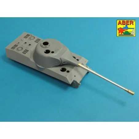 10, 5cm KwK L/70 barrel with perforated muzzle brake for German Pz....