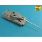 10, 5cm KwK L/70 barrel with perforated muzzle brake for German Pz....