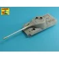 10, 5cm KwK L/70 barrel with perforated muzzle brake for German Pz....