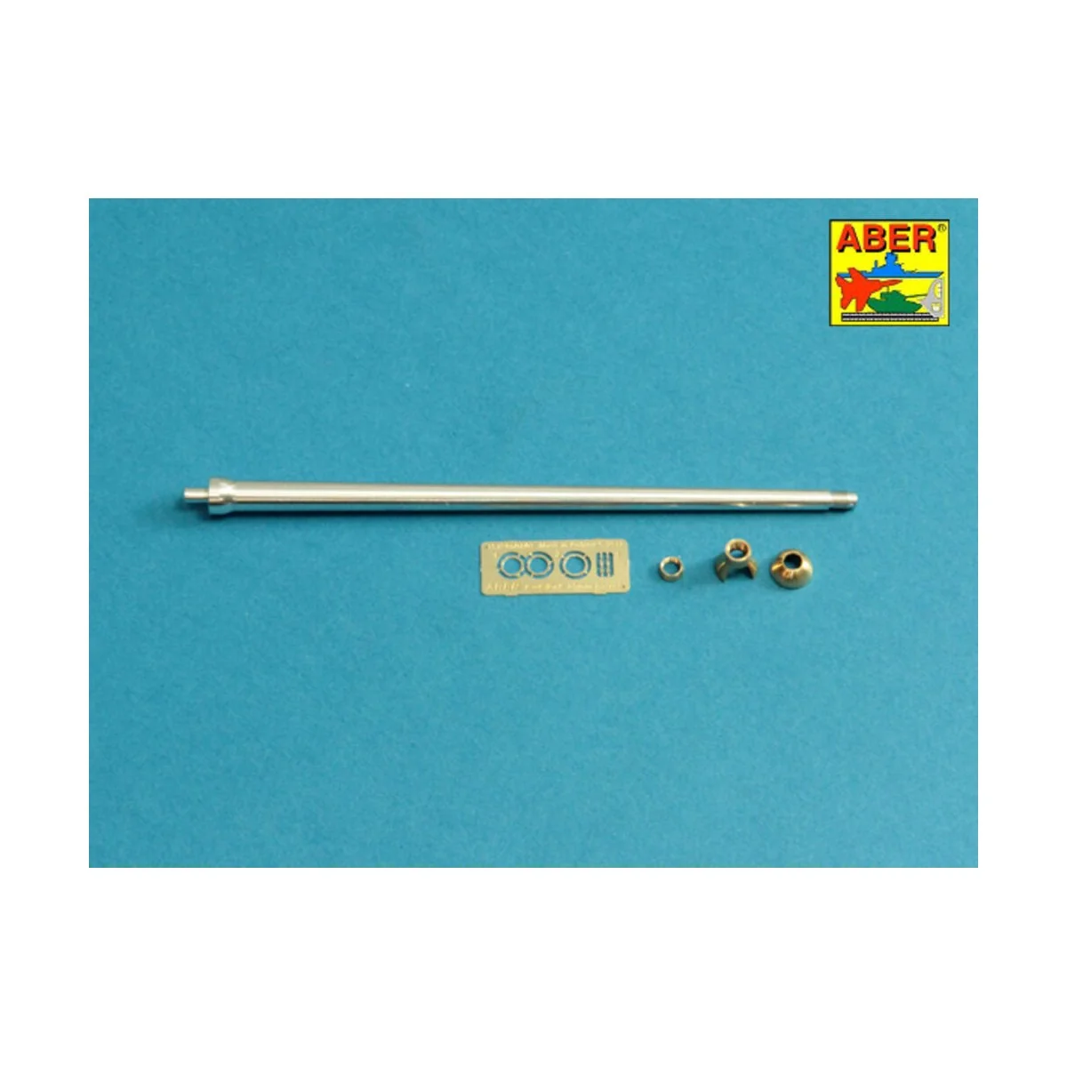 7, 5cm gun barrel with single baffle muzzle brake for German Tank V...