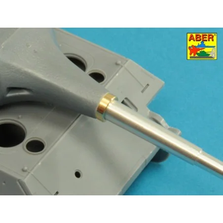 10, 5cm KwK L/70 barrel with perforated muzzle brake for German Pz....