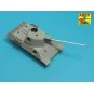 7, 5cm gun barrel with single baffle muzzle brake for German Tank V...