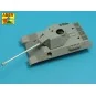 7, 5cm gun barrel with single baffle muzzle brake for German Tank V...