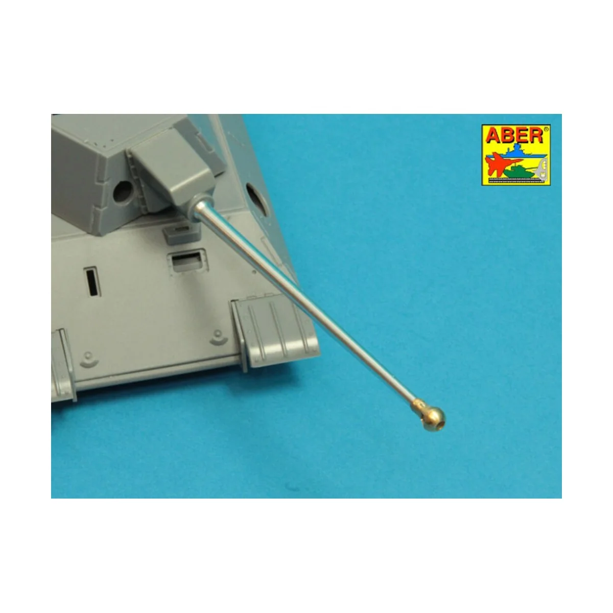 7, 5cm gun barrel with single baffle muzzle brake for German Tank V...