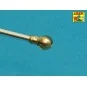 7, 5cm gun barrel with single baffle muzzle brake for German Tank V...