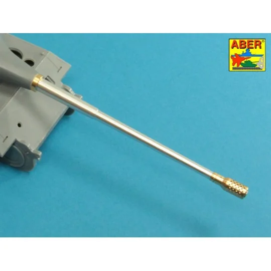 10, 5cm KwK L/70 barrel with perforated muzzle brake for German Pz....