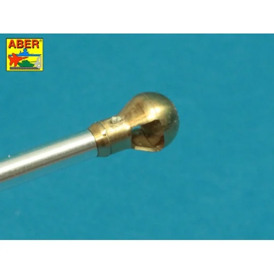 7, 5cm gun barrel with single baffle muzzle brake for German Tank V...