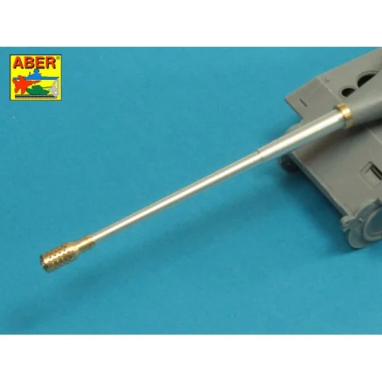 10, 5cm KwK L/70 barrel with perforated muzzle brake for German Pz....