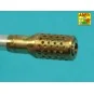 10, 5cm KwK L/70 barrel with perforated muzzle brake for German Pz....