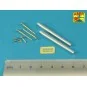 Barrels for British WWI Tank Mk.I Male - 6 pdr. gun x 2 & 8mm Hotch...