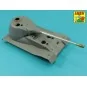 10, 5cm KwK L/70 barrel with perforated muzzle brake for German Pz....
